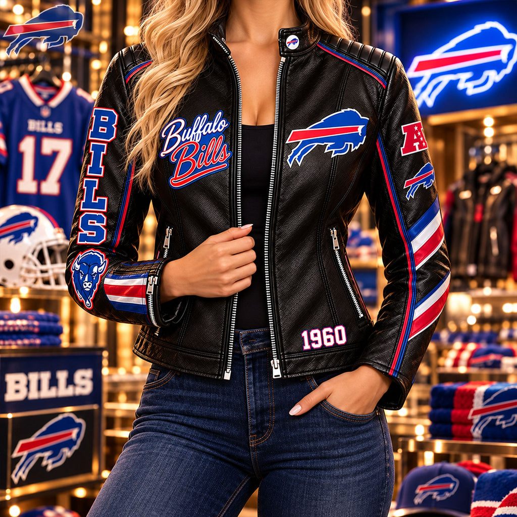 Women's Leather Biker Jacket HANNN TND BUBI 1910266