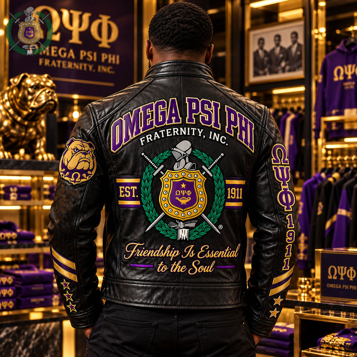 Men's Leather Jacket HANNN TND OPP 2010268