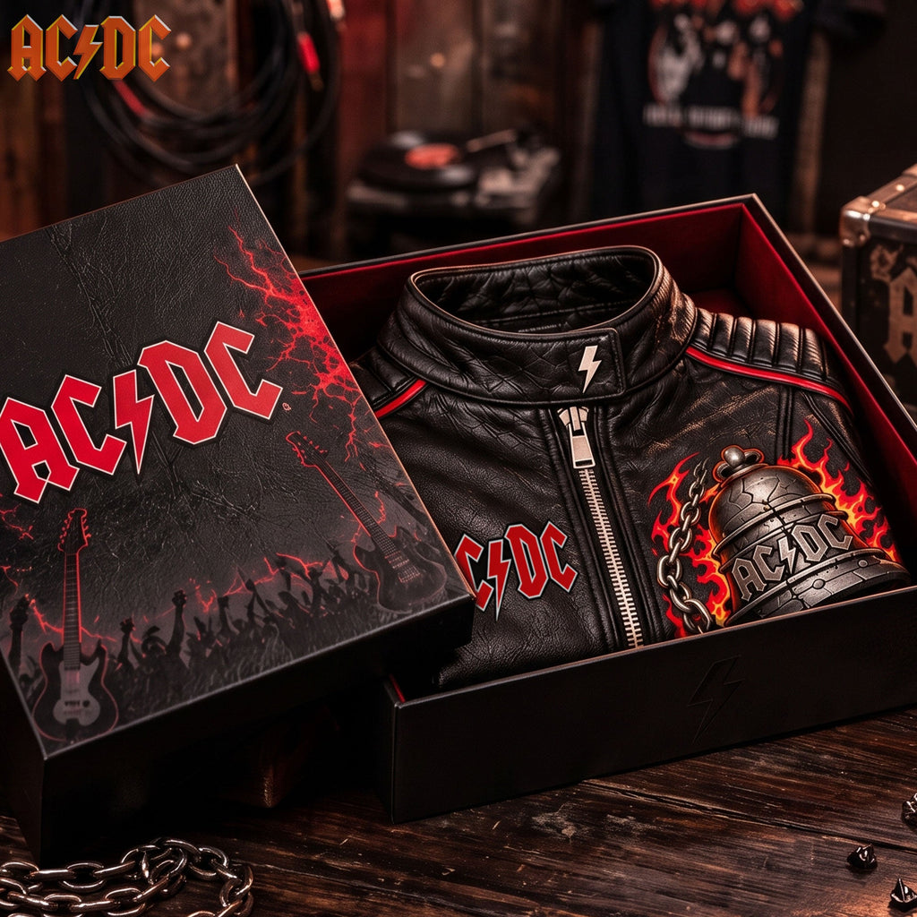 Women's Leather Zip-up Jacket HANNN TND ACDC 20102611