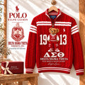 Premium Varsity Cable-Knit Quarter-Zip Sweater ALK YPT DST 3010262
