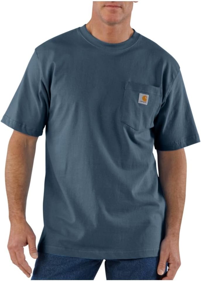 Carhartt Men's Loose Fit Heavyweight Short-Sleeve Pocket