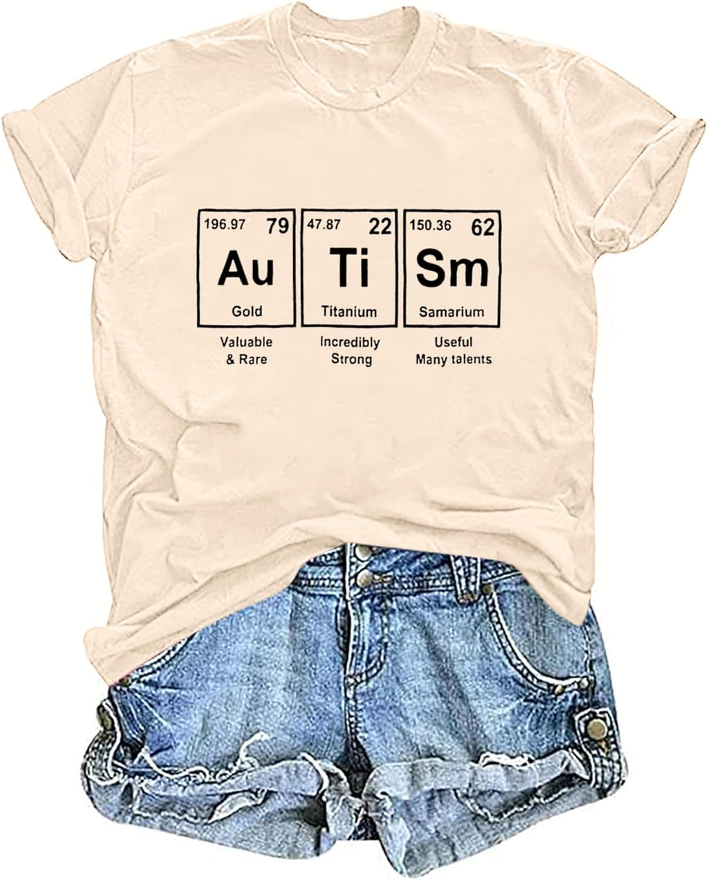 Autism Awareness Shirt Women: Inspirational Tshirts Special Educational T-Shirt Mental Health Tee Autistic Funny Graphic Tops