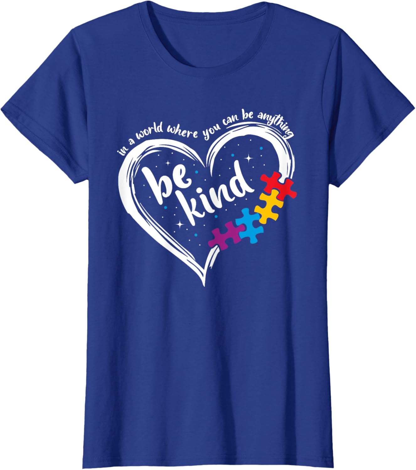Autism Be Kind Women Blue Be Kind Autism Awareness