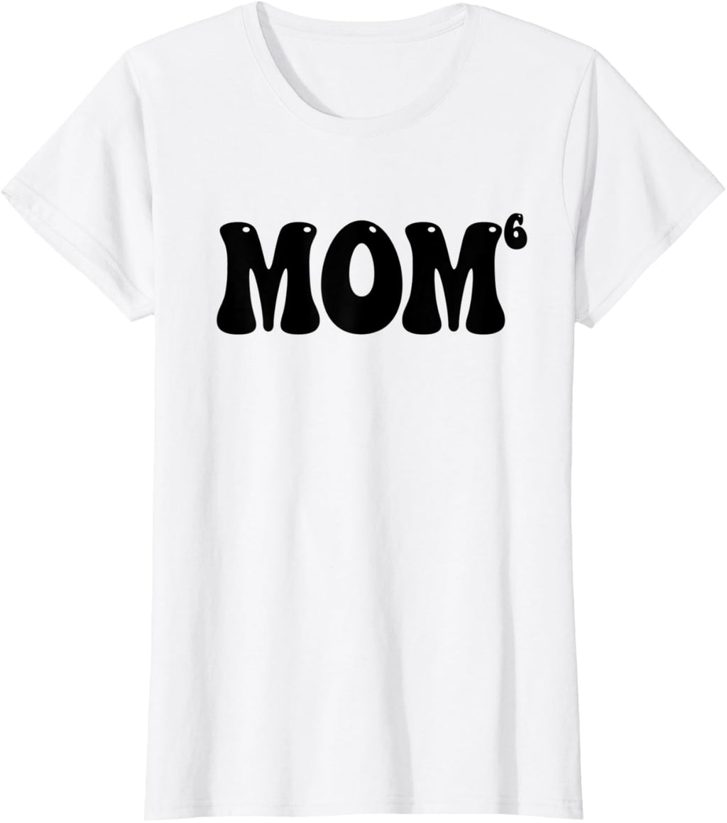 Mom6 Mom of 6 Mother of Six Kids Mama Gifts Mothers Day