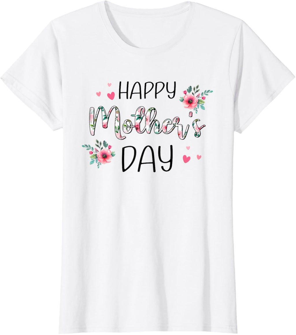 Happy Mothers Day Shirts for Women, Mom Tshirt Grandma Gift Mother Shirt
