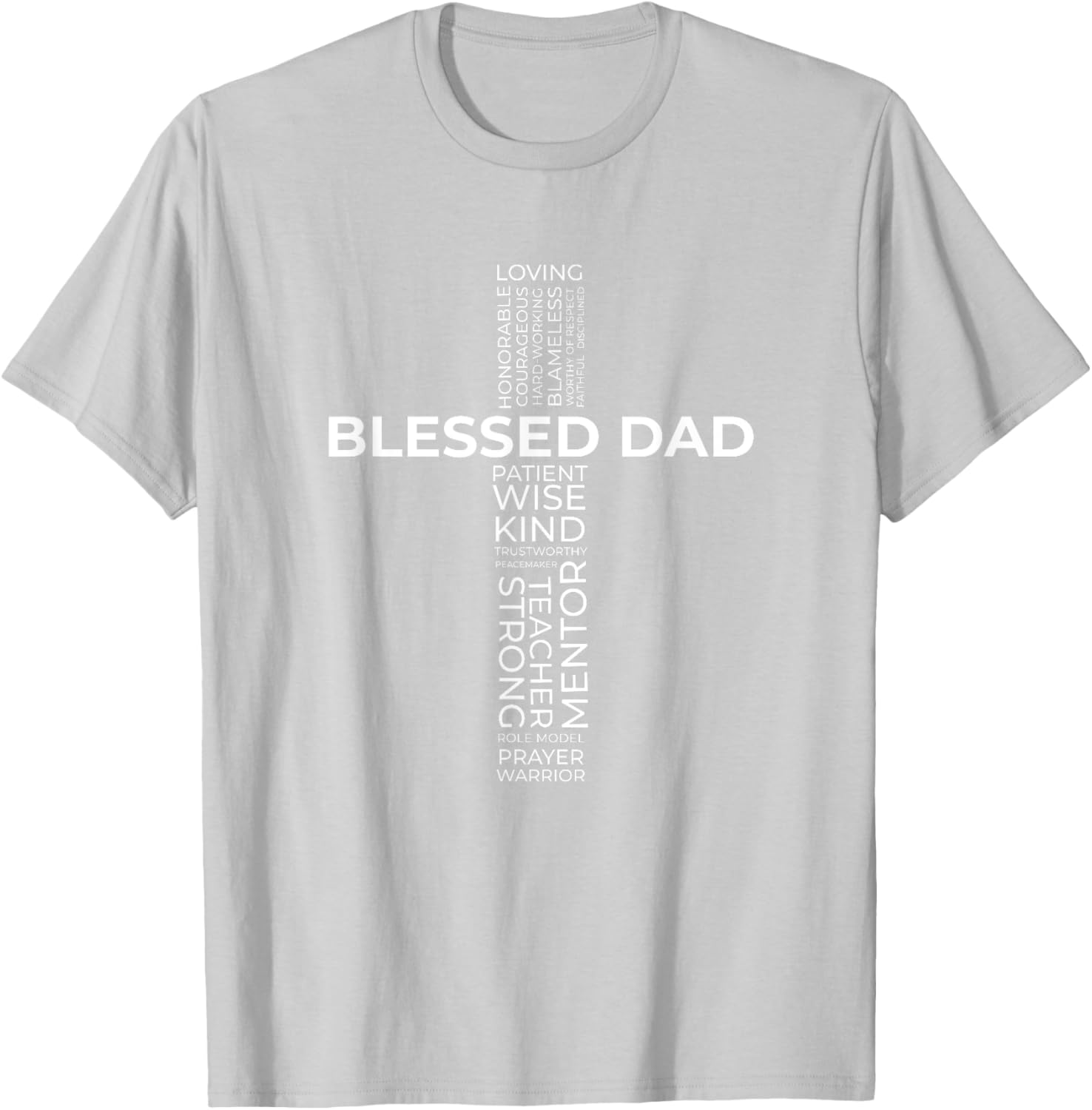 Christian Blessed Dad Cross Father's Day Shirt