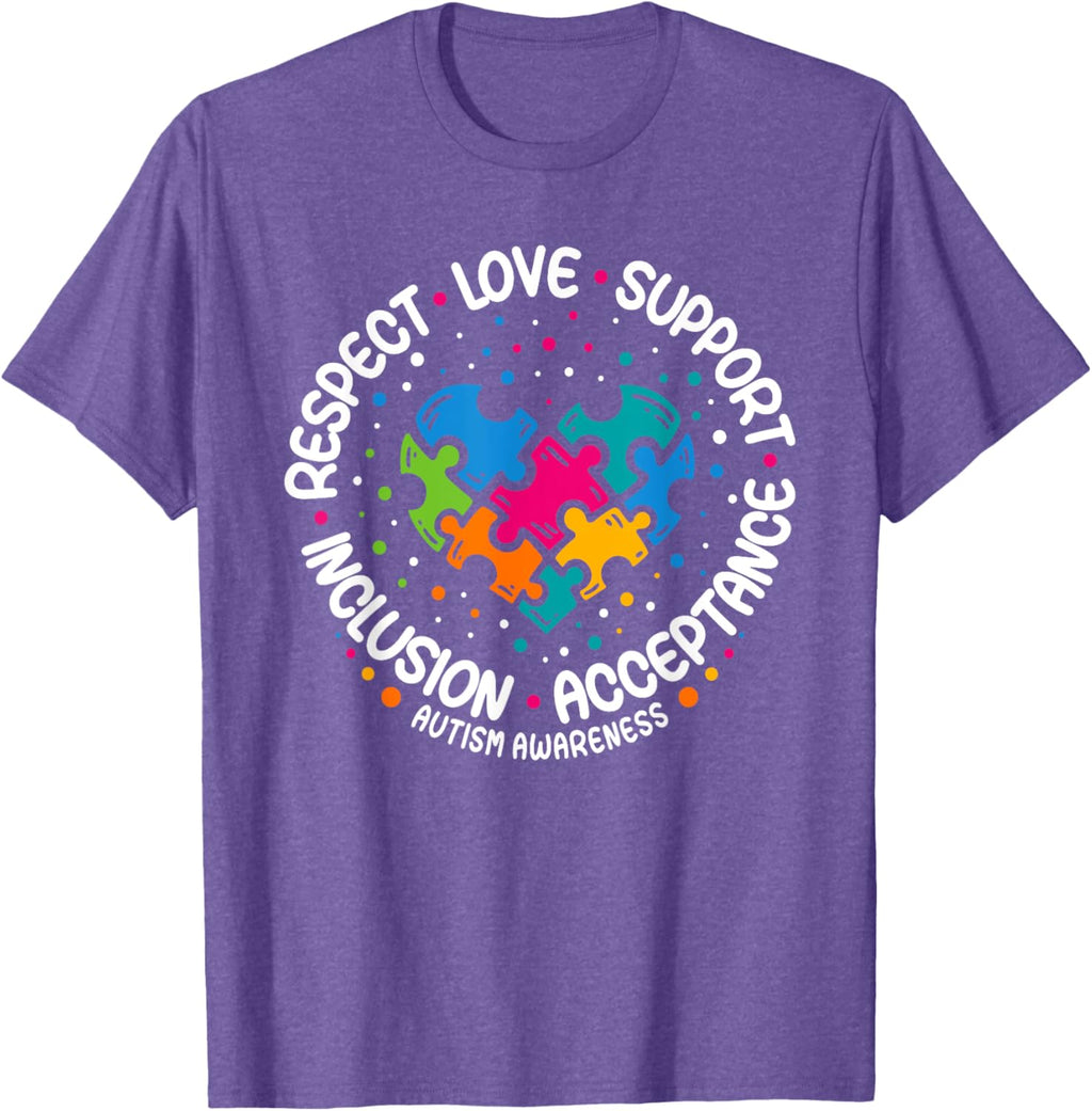 Autism Awareness Respect Love Support Blue Autism