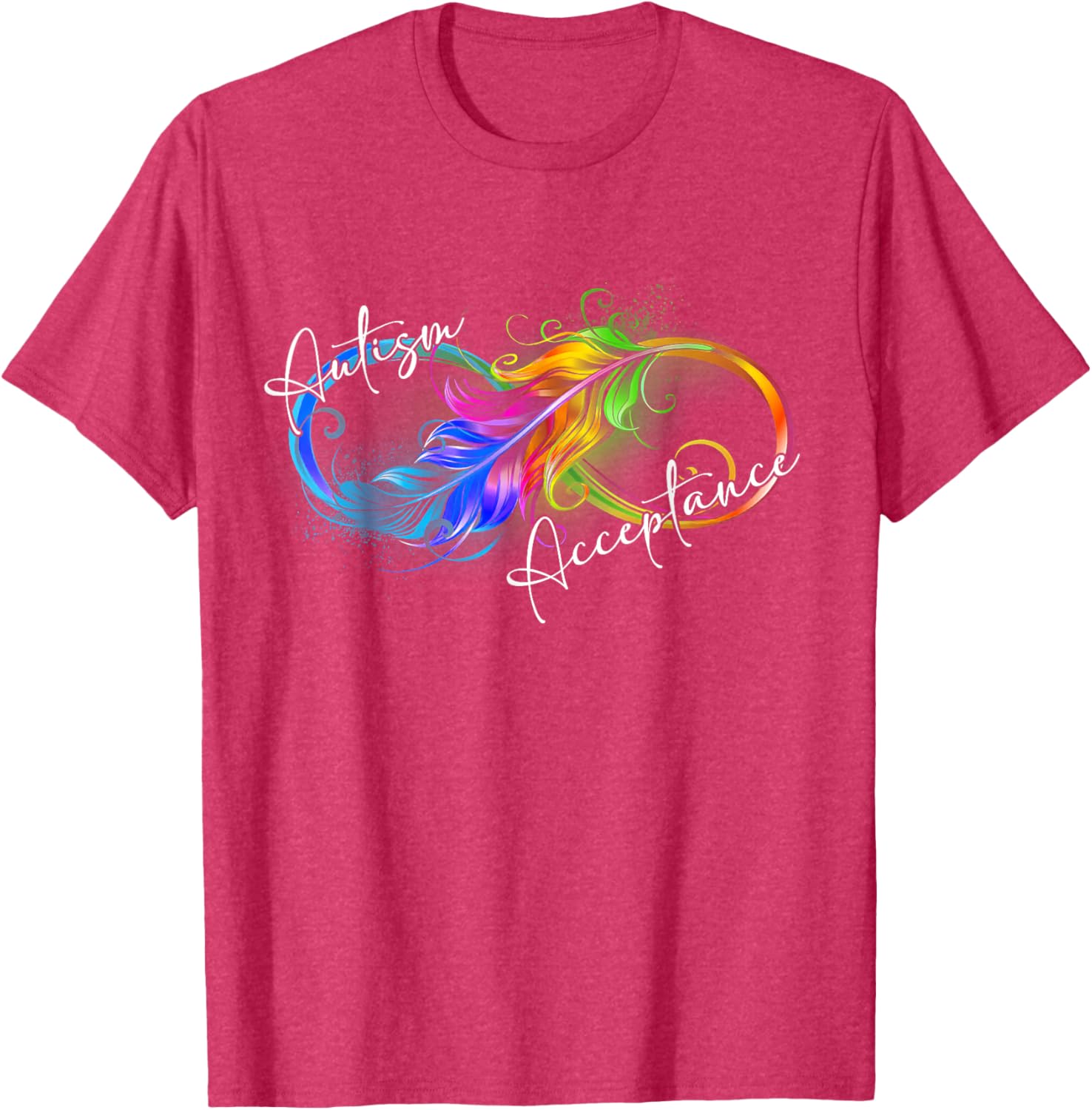 Autism Red Instead Infinity Symbol Autistic Acceptance