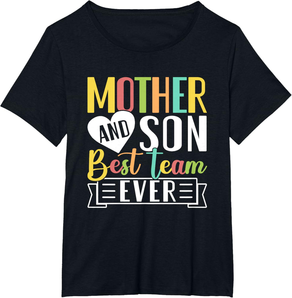 Mothers Day Mama Mom Son Love Mommy Mama Mother's Black Unisex Classic Fit Crew Neck Short Sleeve Mother Shirt