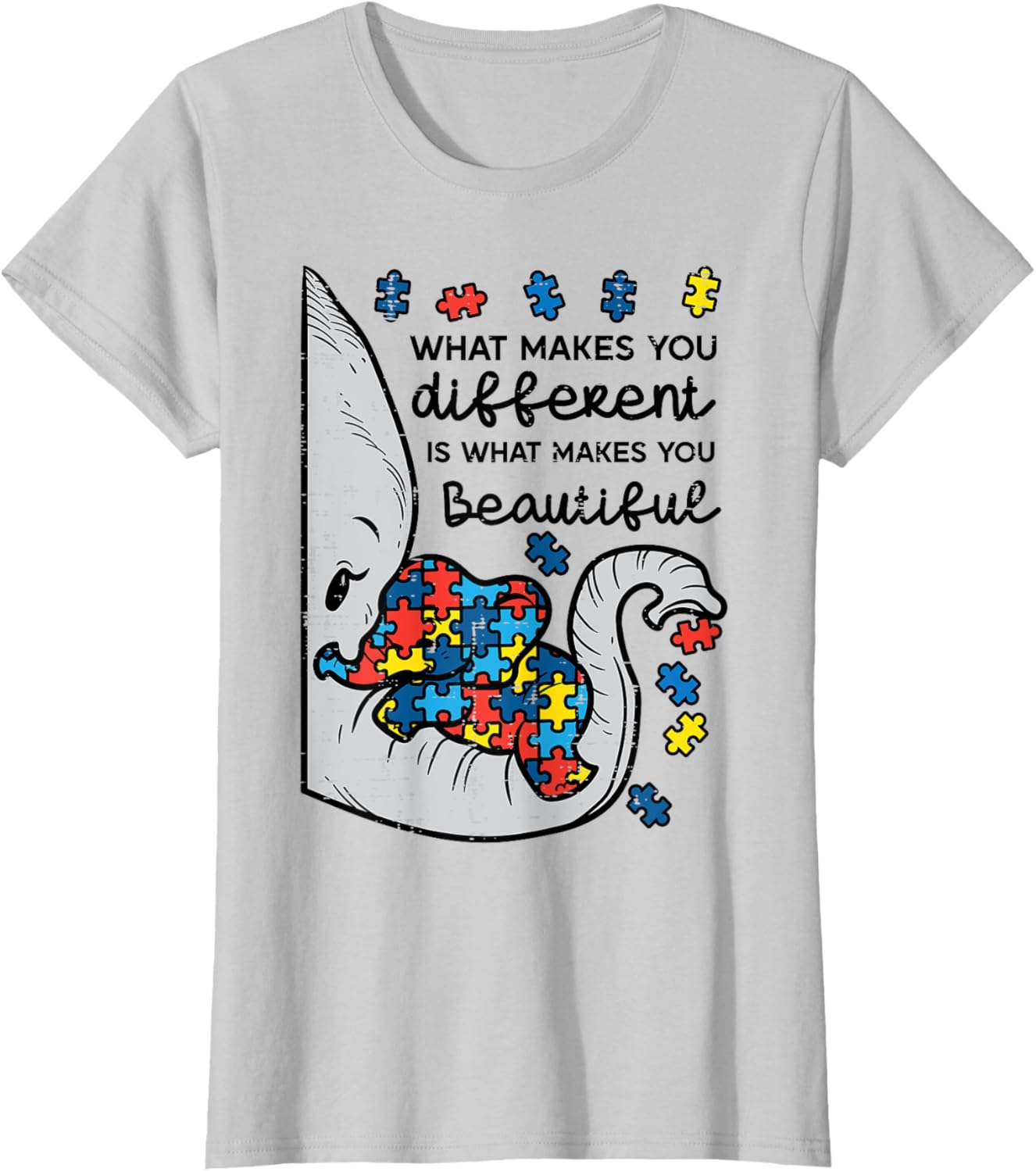What Makes You Different Beautiful Elephant Autism Awareness