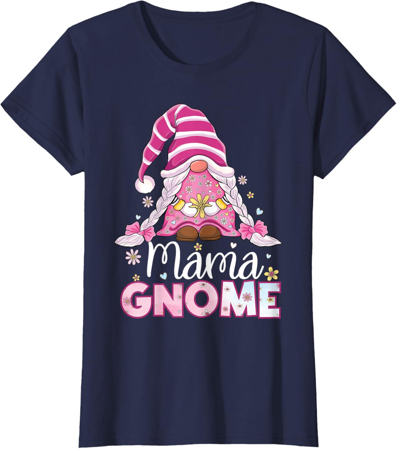 Flower For Mom Gnomies Cute Gnome Mom Happy Mother's Day