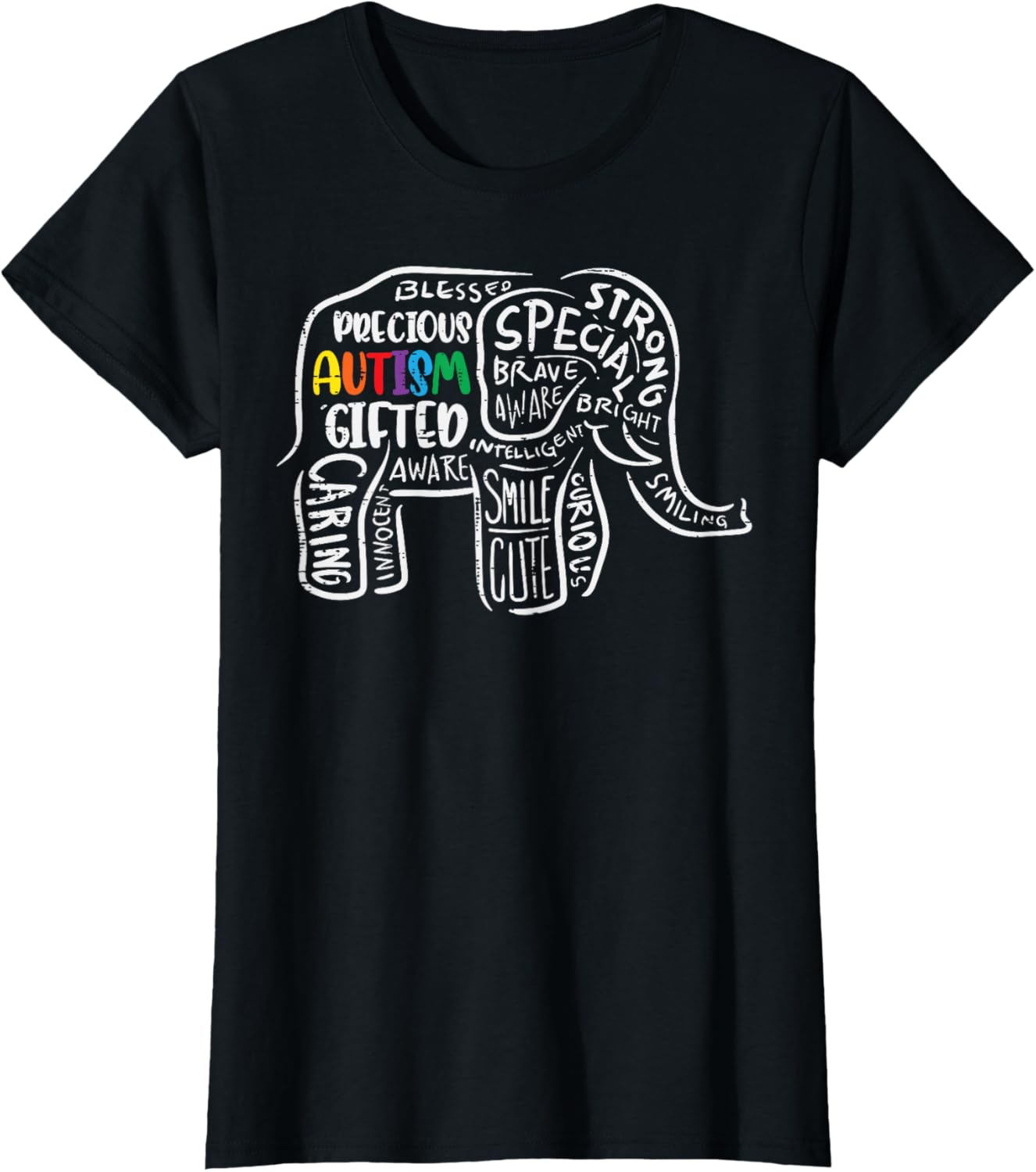 Autism Awareness Elephant Acceptance Autistic Men Women Kids