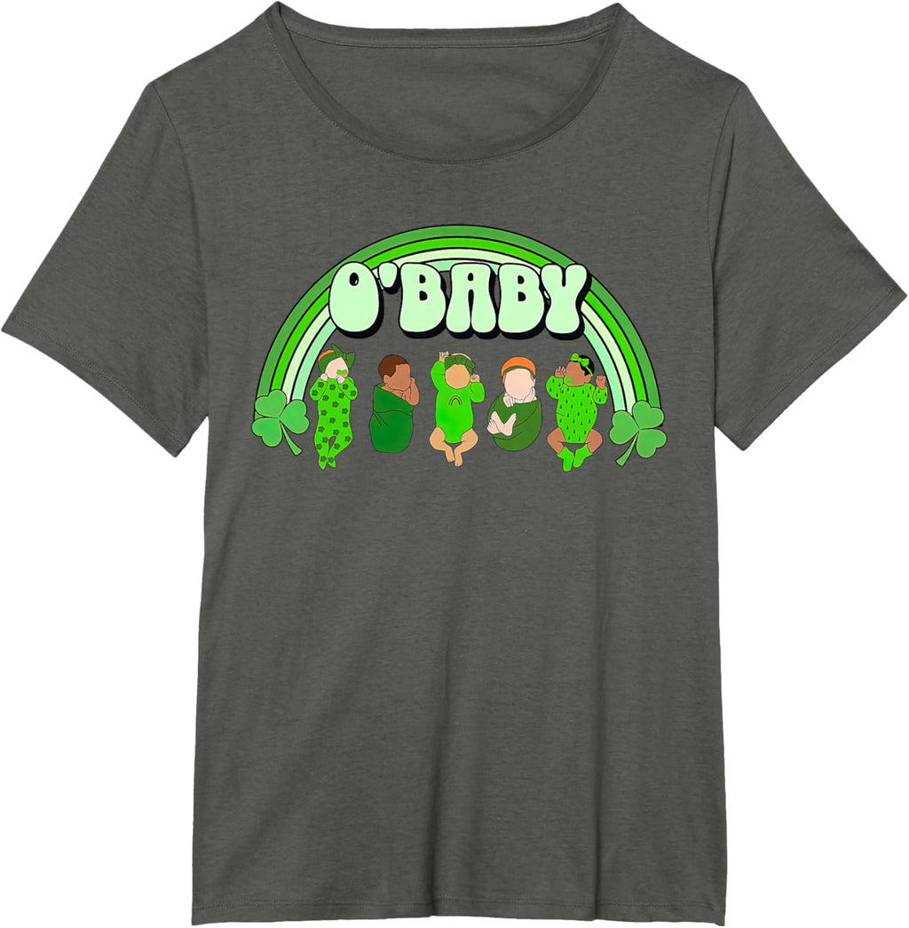 Rainbow Labor And Delivery Nurse Saint Patrick's Day NICU