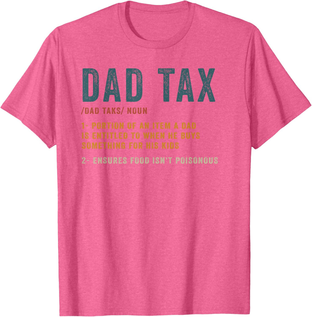 Vintage Dad Tax Definition Men Funny Father's Day