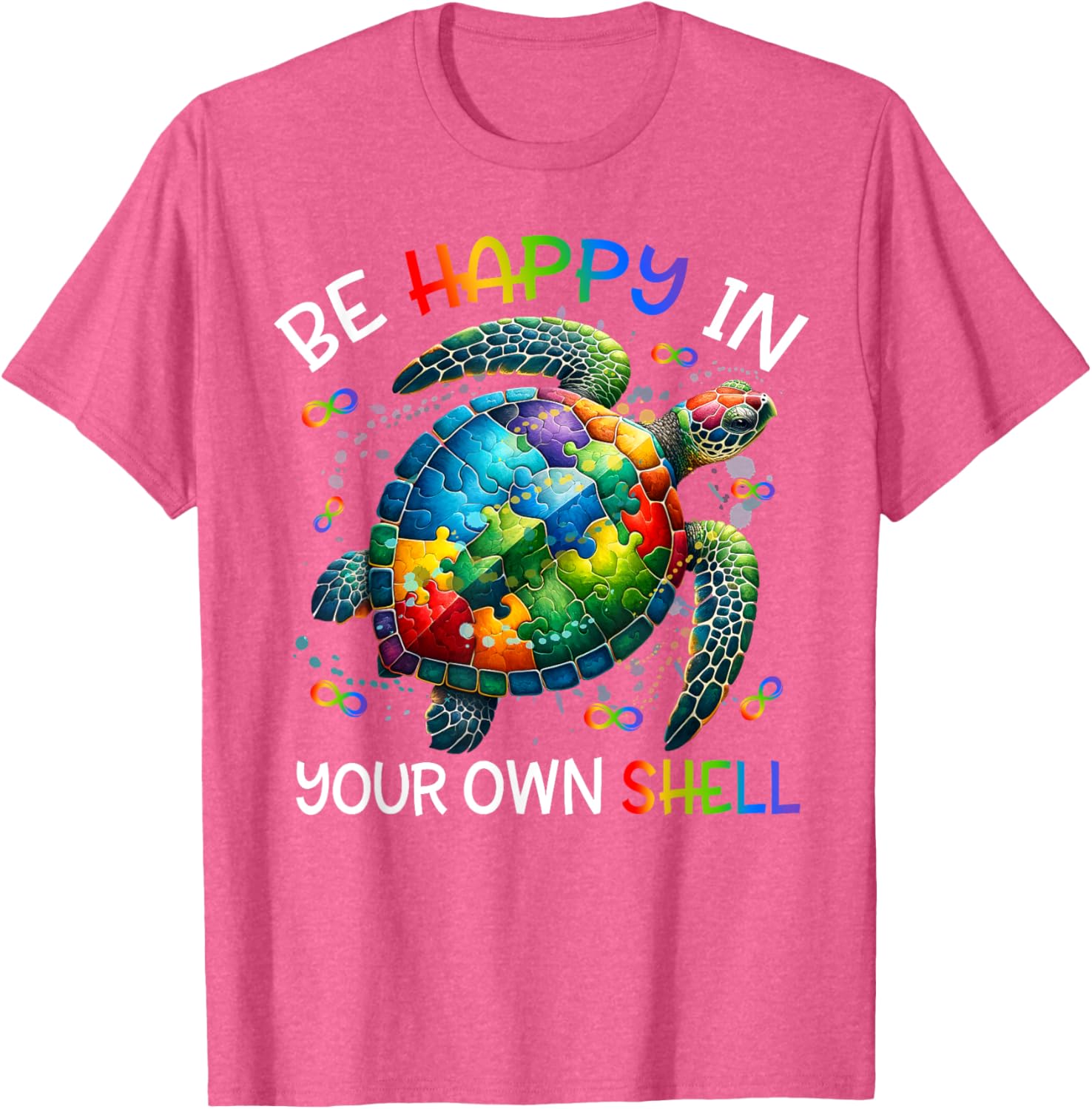 Puzzle Turtle Be Happy In Your Own Shell Autism Awareness