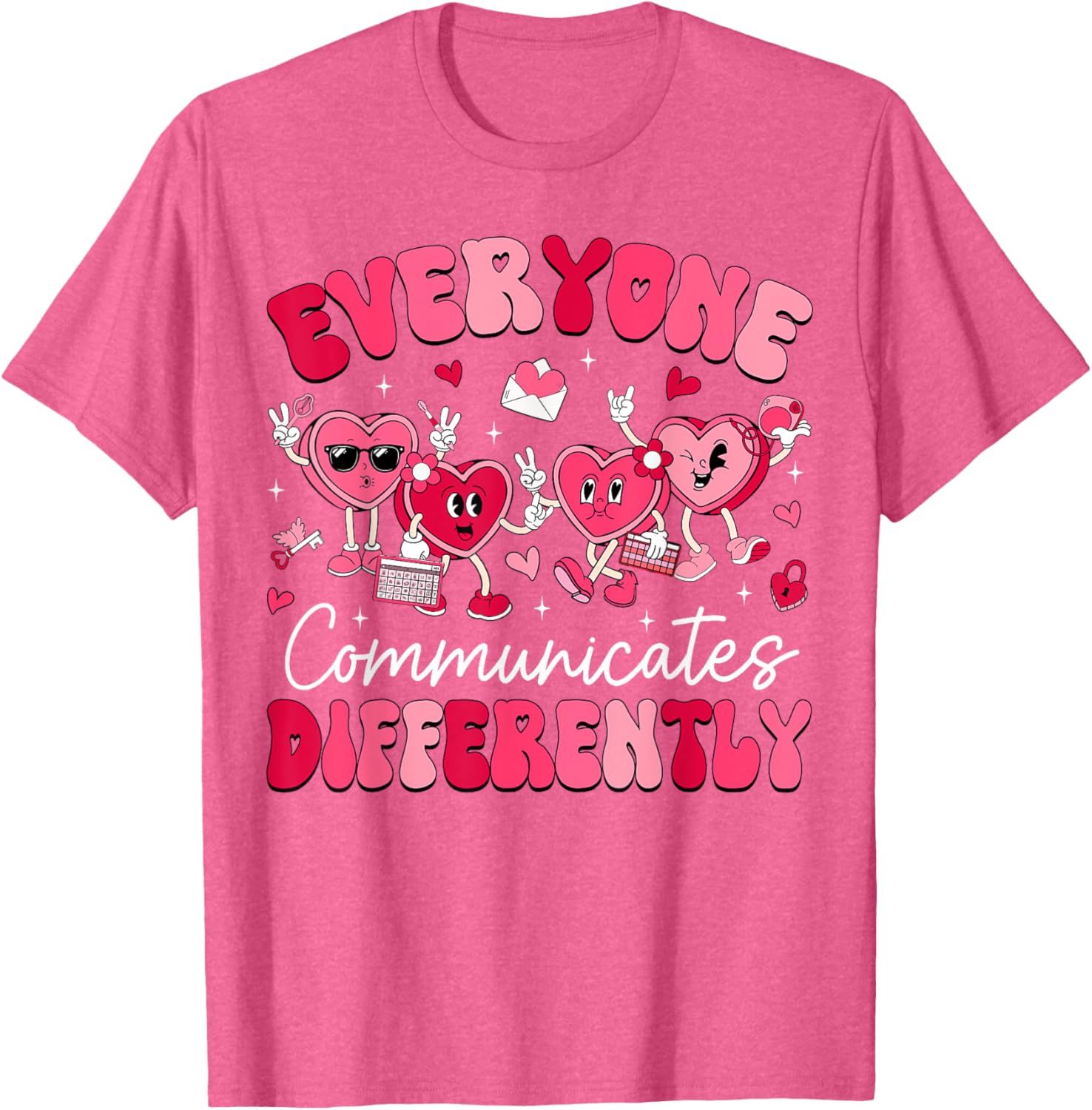 Everyone Communicates Differently Autism Valentines Day