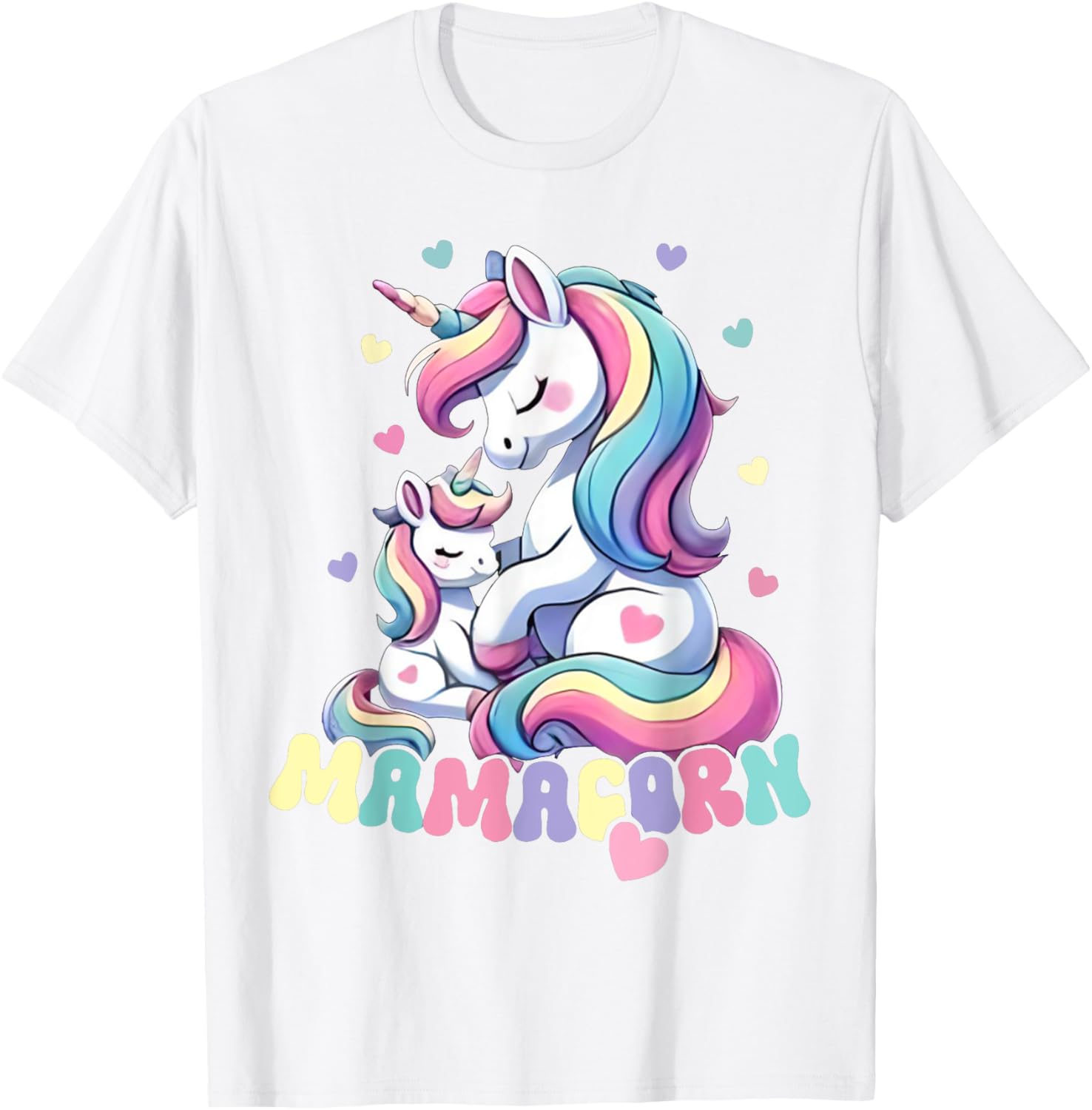 Funny Mamacorn Costume Mothers Day Unicorn Mom Women Mother