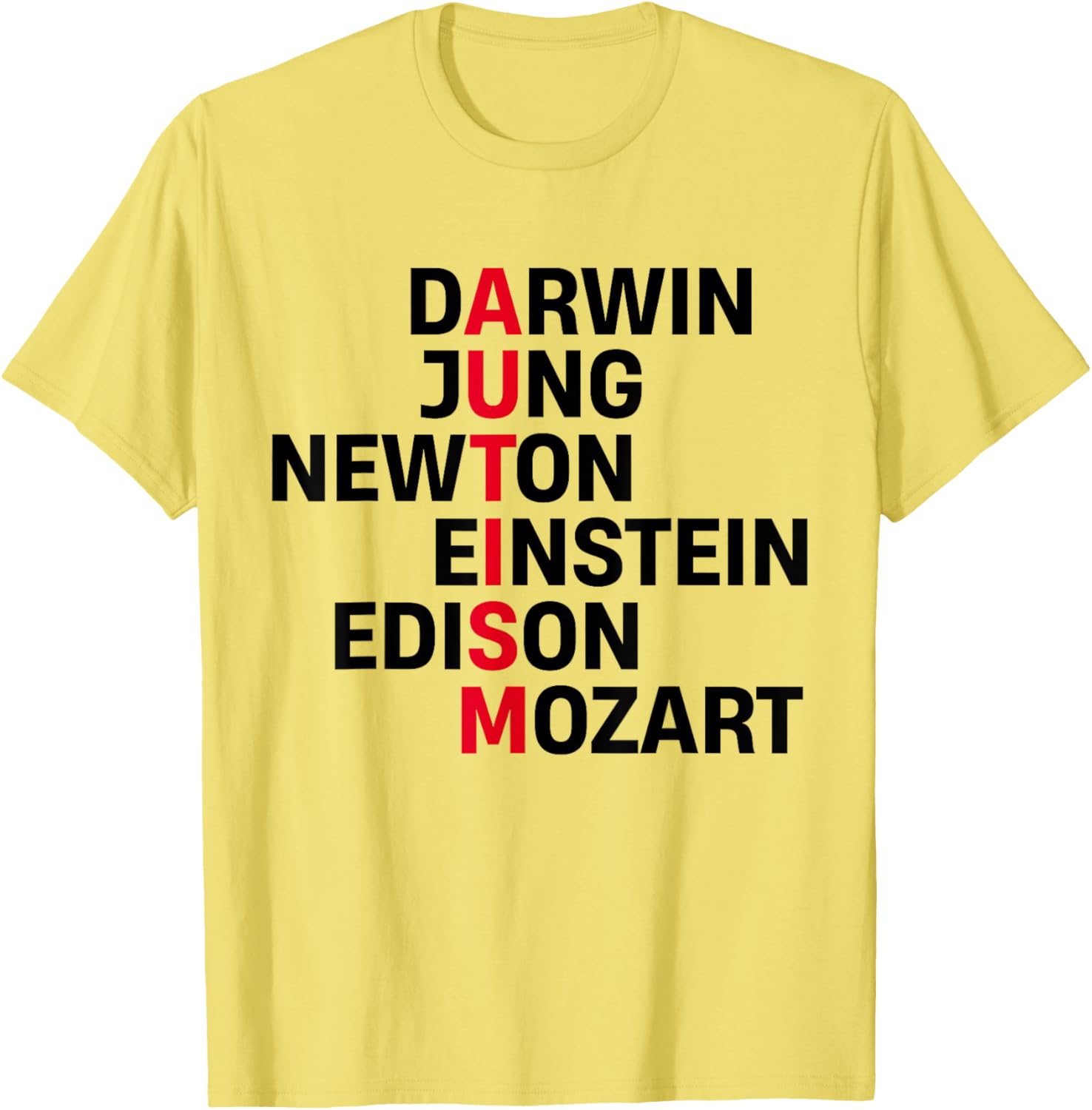 Darwin Jung Newton Einstein Edison Mozart Autism Awareness
