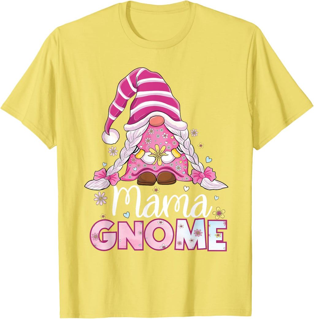 Flower For Mom Gnomies Cute Gnome Mom Happy Mother's Day