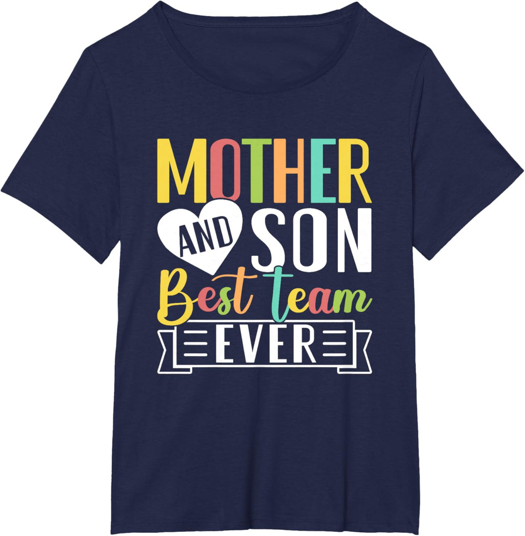 Mothers Day Mama Mom Son Love Mommy Mama Mother's Black Unisex Classic Fit Crew Neck Short Sleeve Mother Shirt
