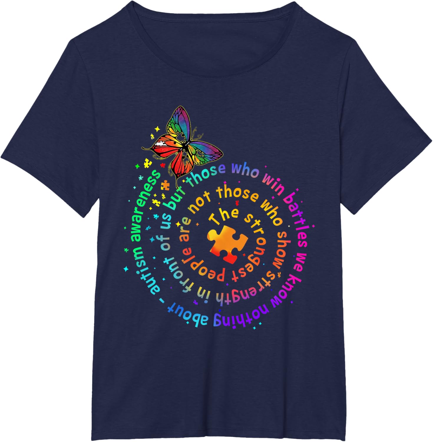 The Strongest People Butterfly Autism Awareness