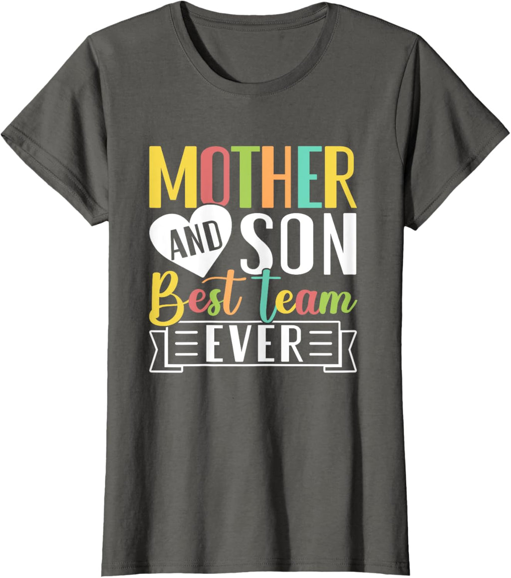 Mothers Day Mama Mom Son Love Mommy Mama Mother's Black Unisex Classic Fit Crew Neck Short Sleeve Mother Shirt