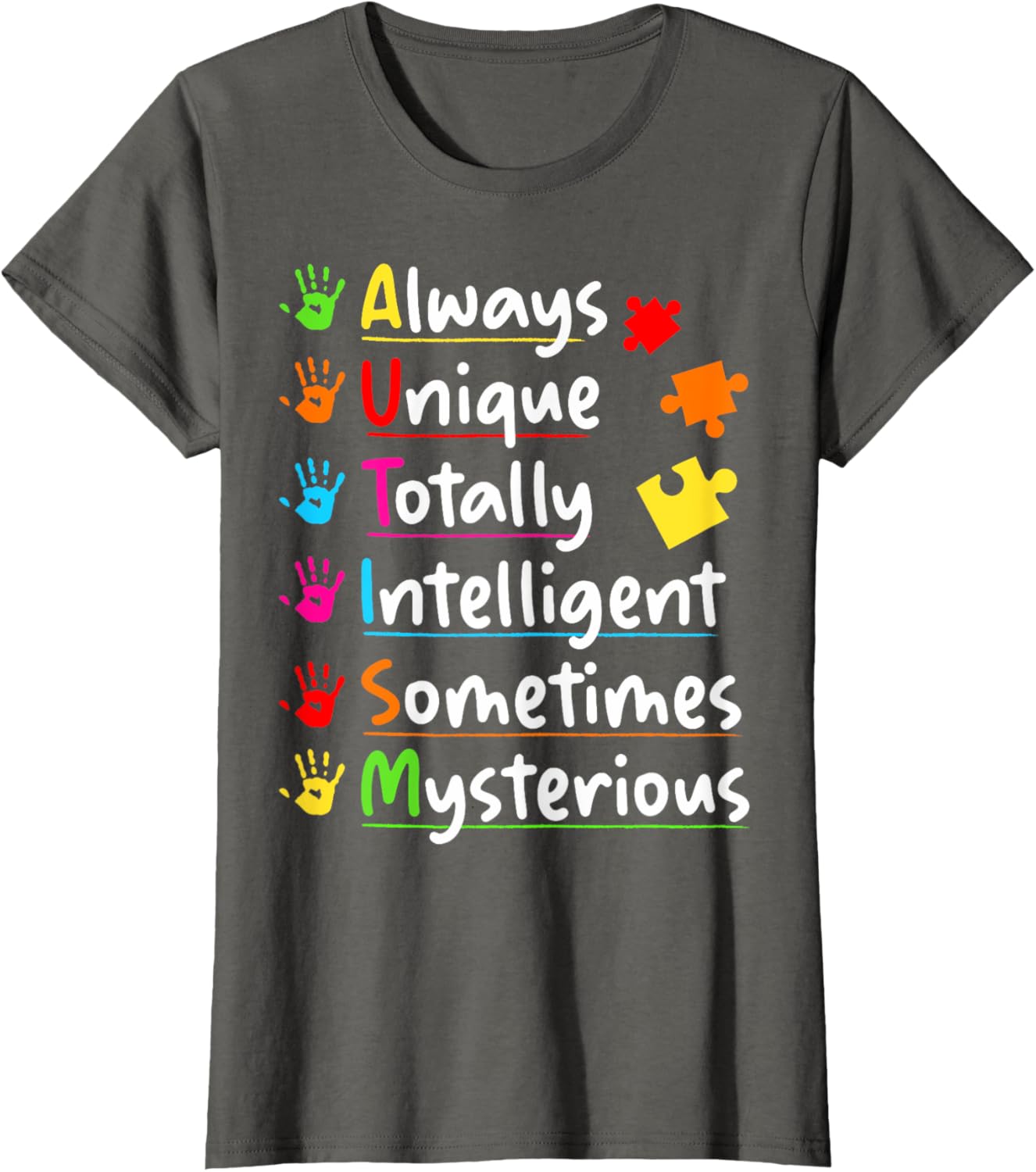 Always Unique Autism Awareness Totally Intelligent Kids