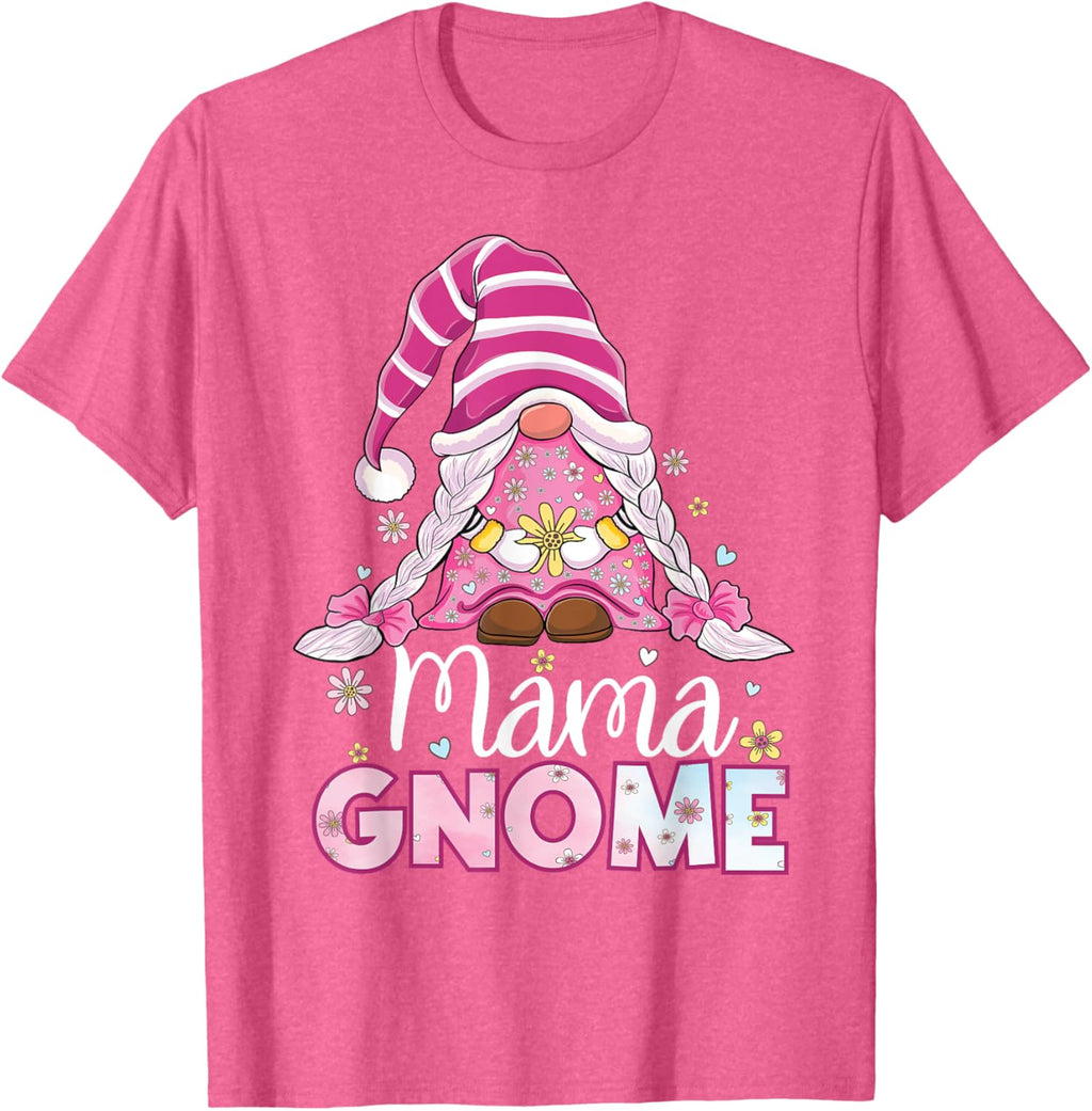 Flower For Mom Gnomies Cute Gnome Mom Happy Mother's Day