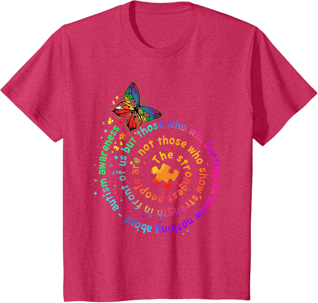 The Strongest People Butterfly Autism Awareness