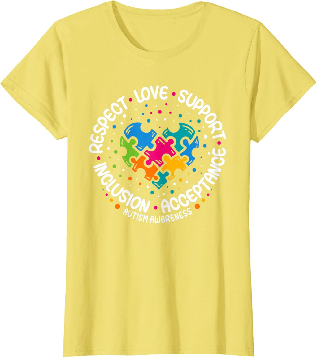 Autism Awareness Respect Love Support Blue Autism