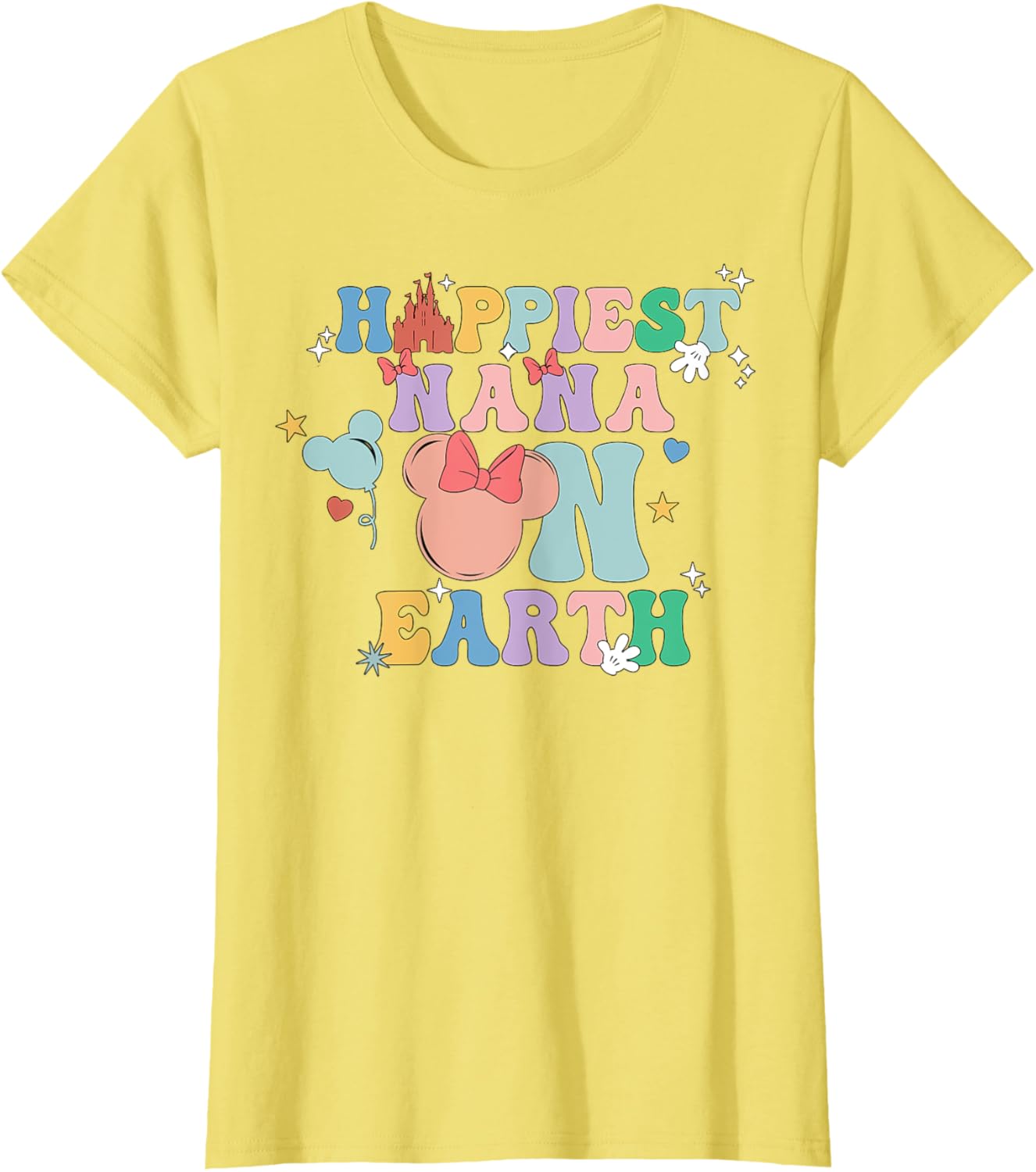 Happiest Nana On Earth Groovy Mom Mother's Day Mother Shirt