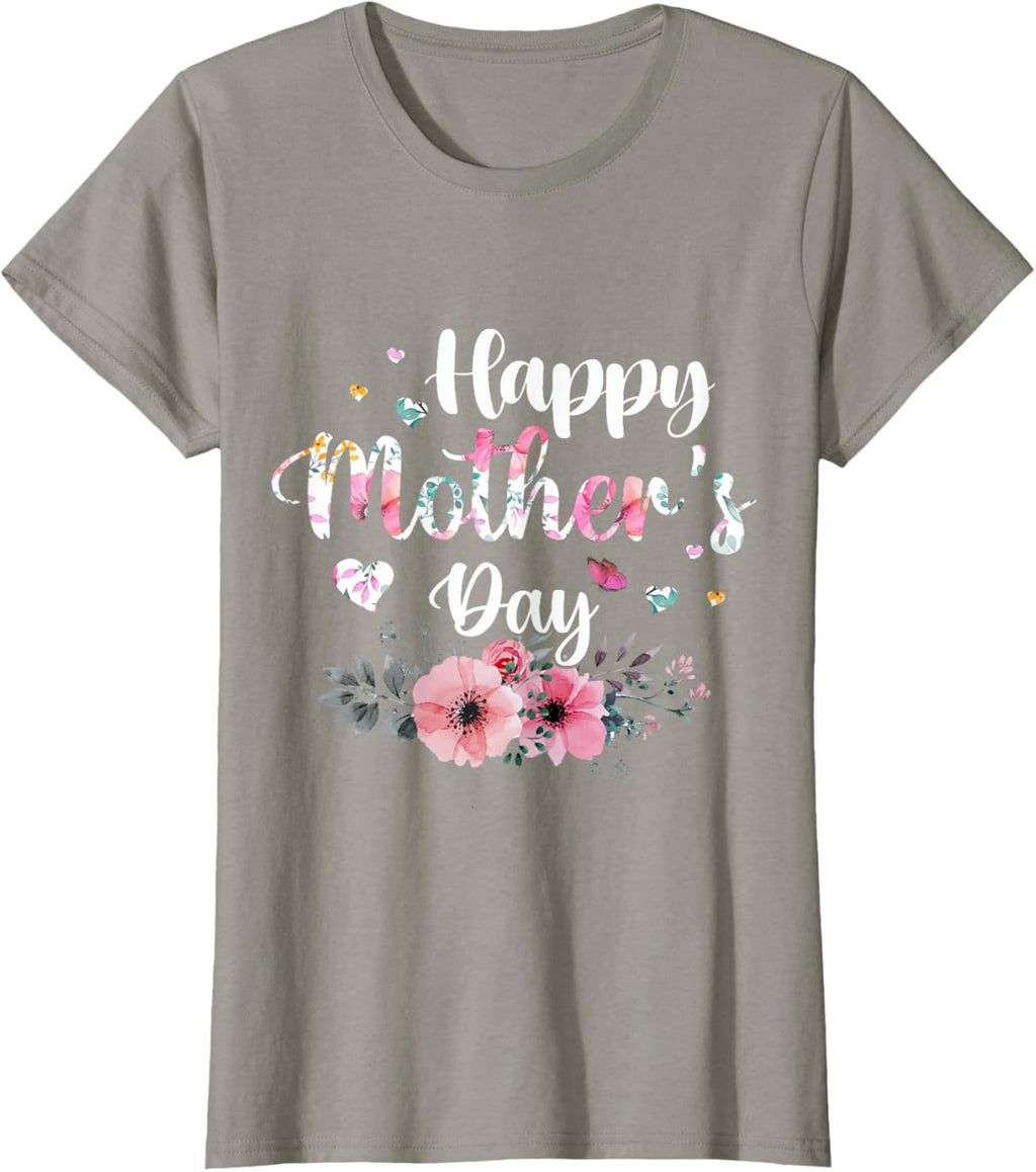 Happy Mother's Day 2025 Cute Floral for Women Mom Grandma