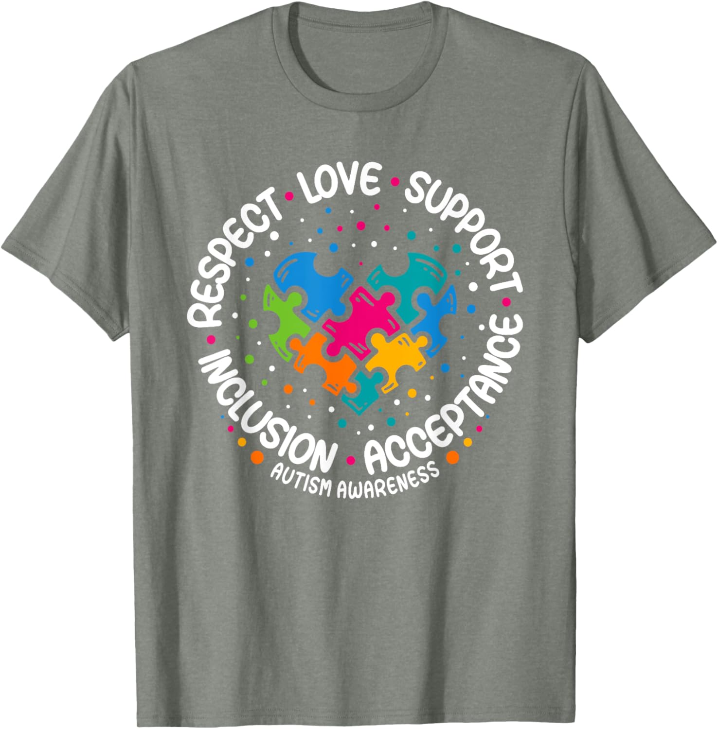 Autism Awareness Respect Love Support Blue Autism