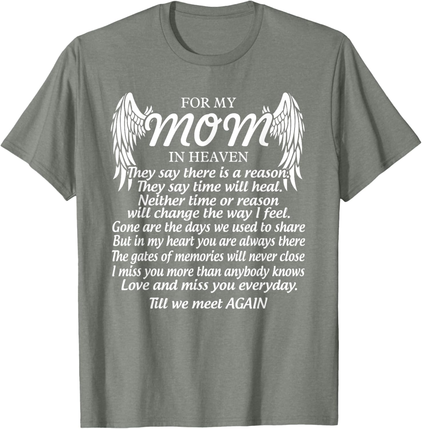 For My Mom In Heaven Love My Mom So Much Missing Mother Day