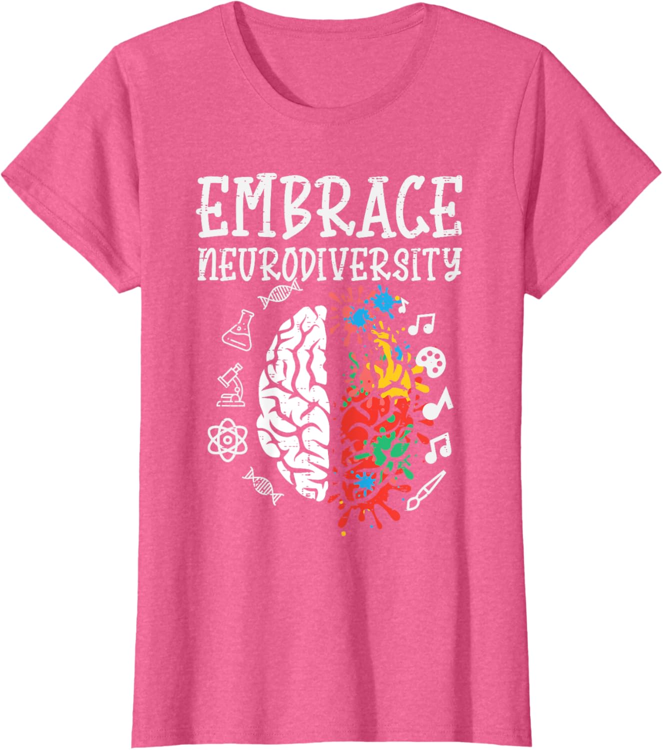 Embrace Neurodiversity Autism Awareness ASD Men Women Kids