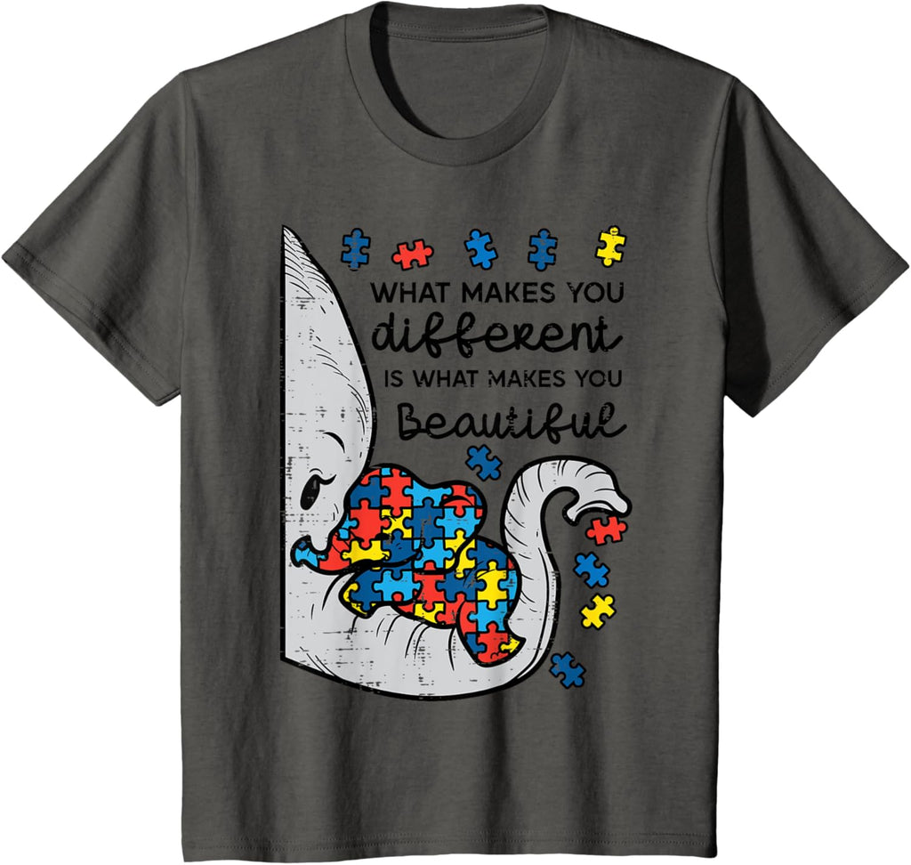 What Makes You Different Beautiful Elephant Autism Awareness
