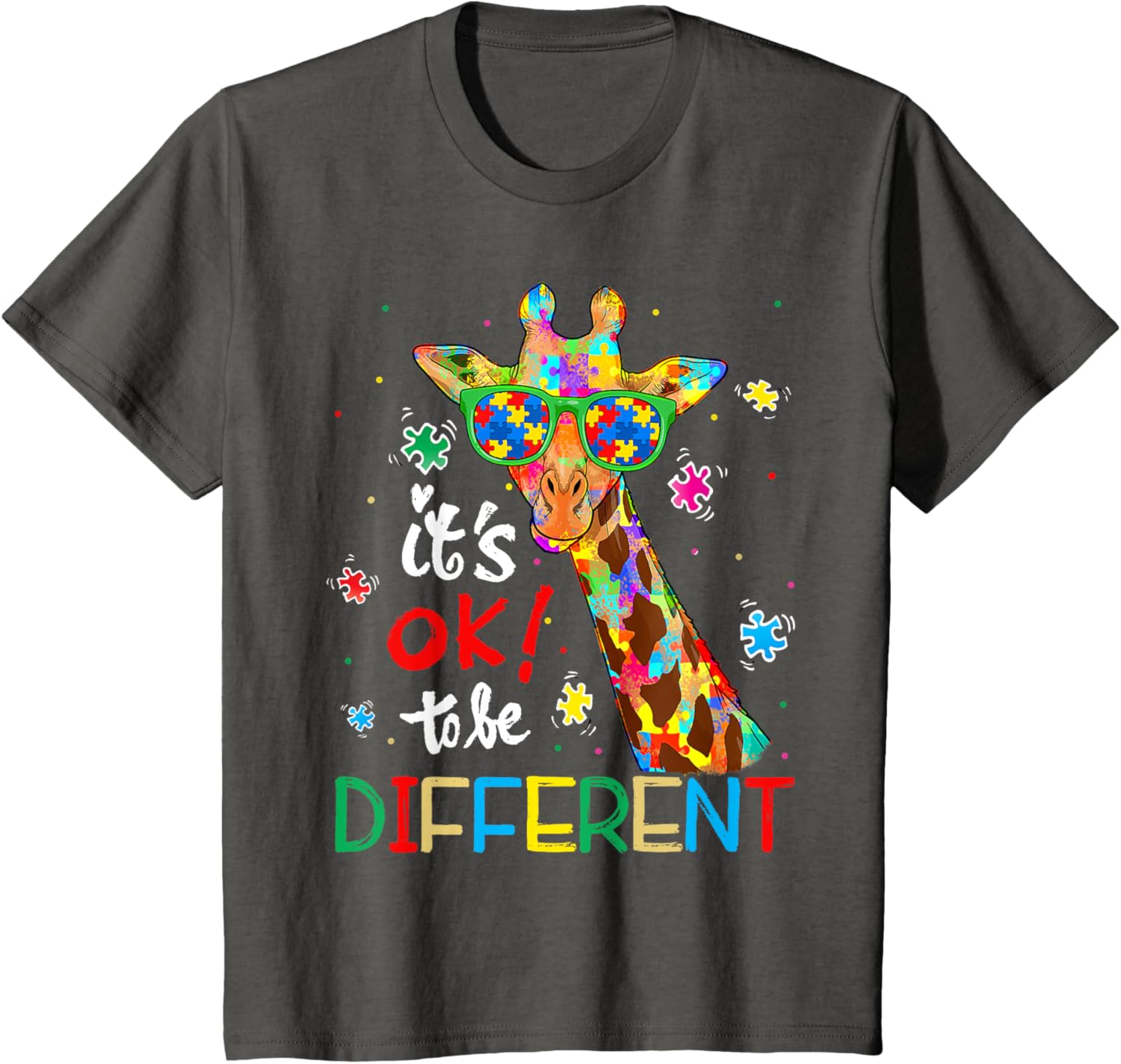 Autism Awareness Acceptance Women Kid Its Ok To Be Different