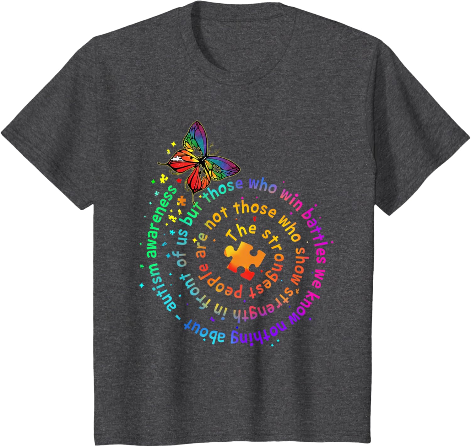 The Strongest People Butterfly Autism Awareness