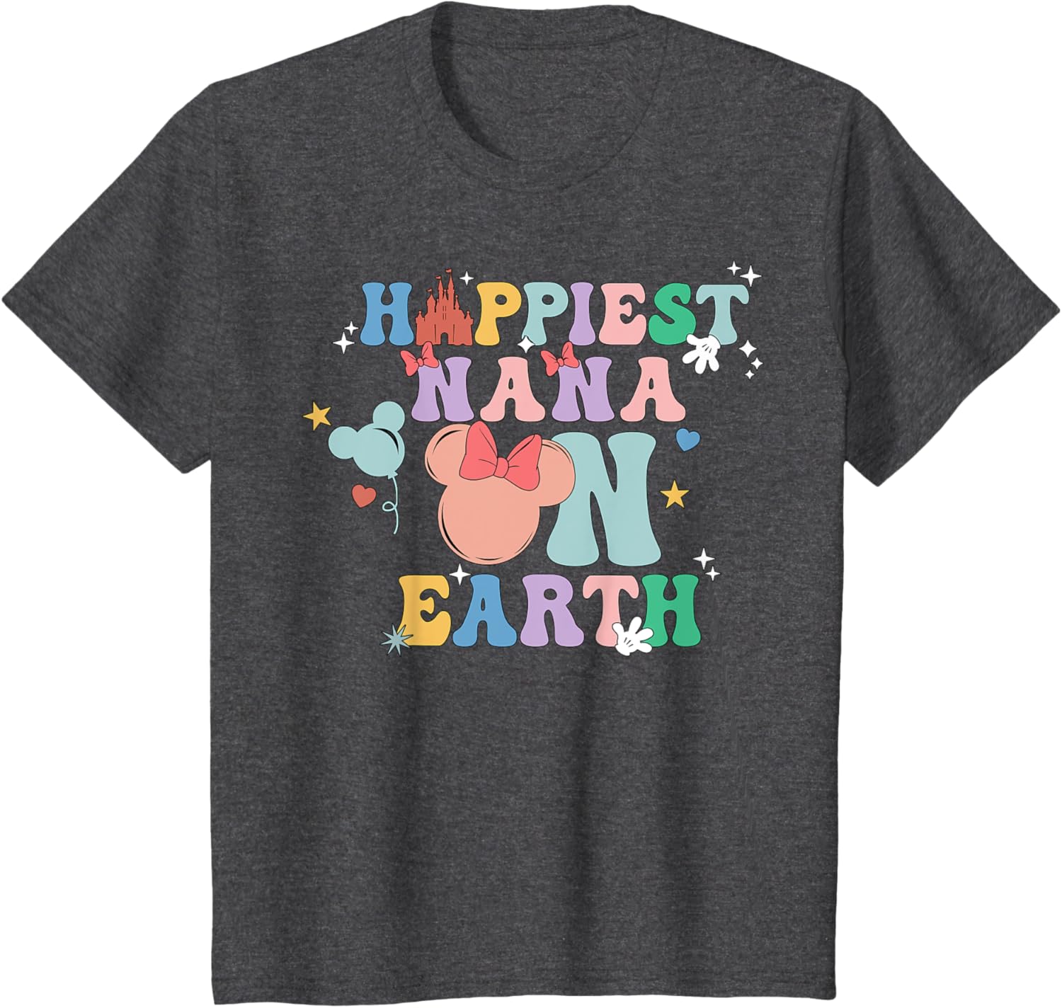 Happiest Nana On Earth Groovy Mom Mother's Day Mother Shirt