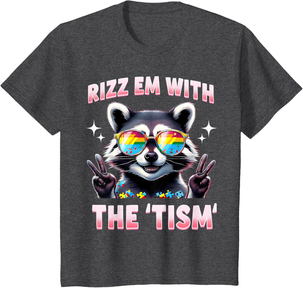 Autism Funny Rizz Em With The Tism Meme Autistic Racoon