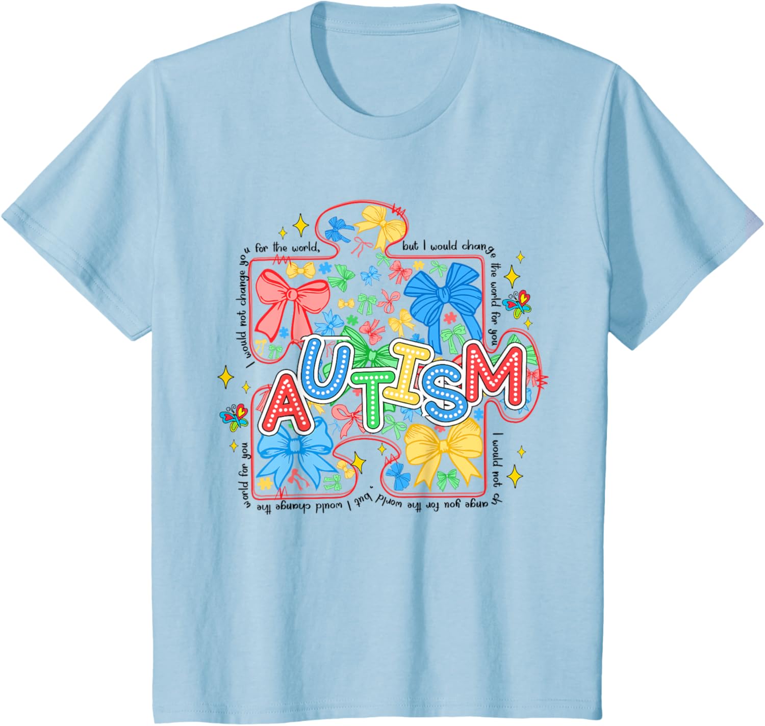 Autism Awareness Coquette Bow Autism Awareness Puzzle Piece