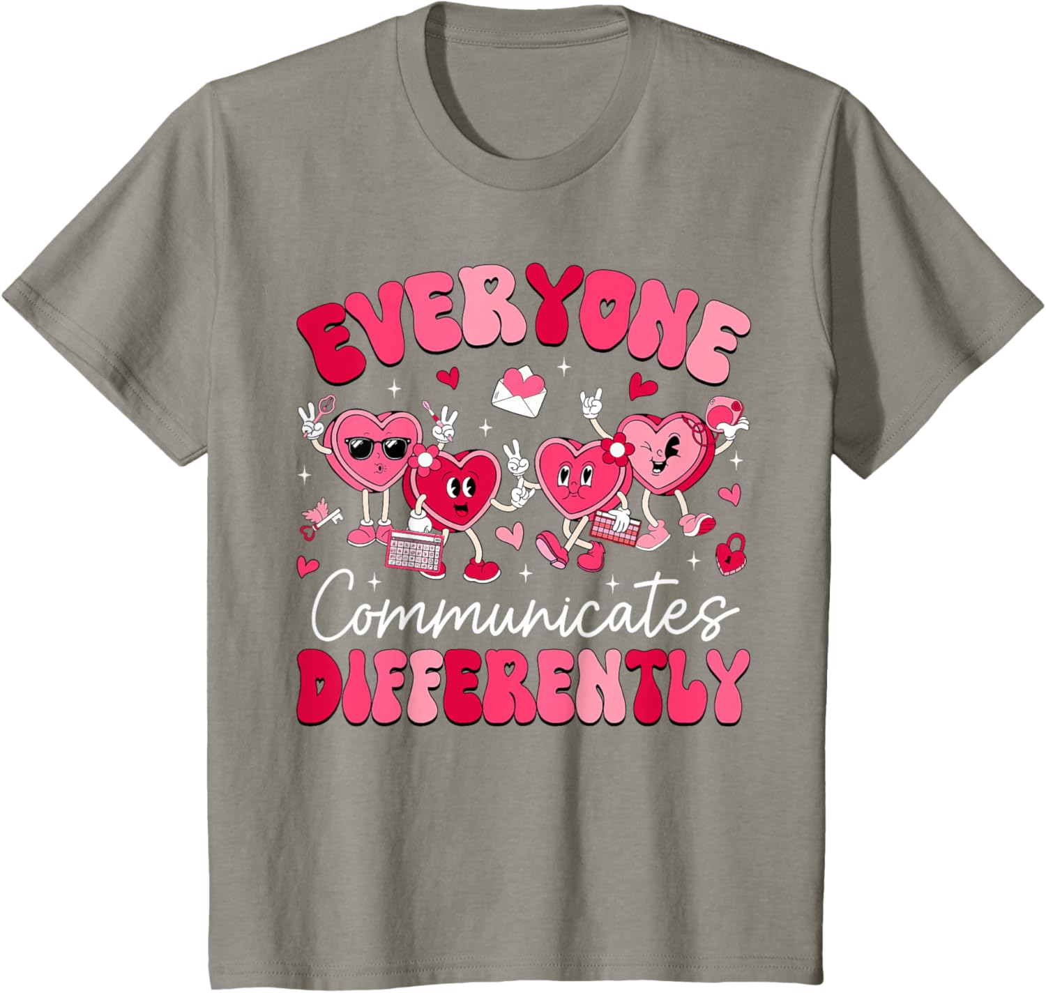 Everyone Communicates Differently Autism Valentines Day