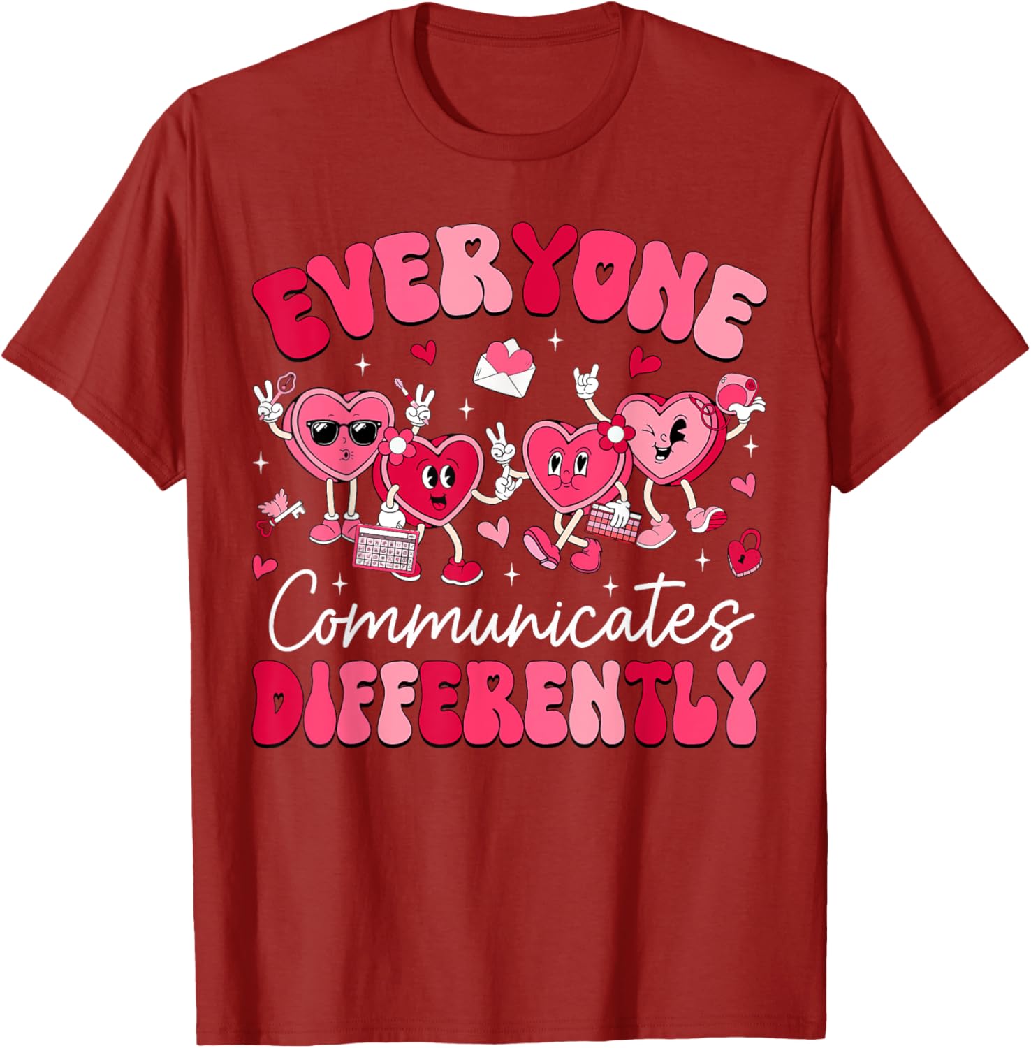 Everyone Communicates Differently Autism Valentines Day