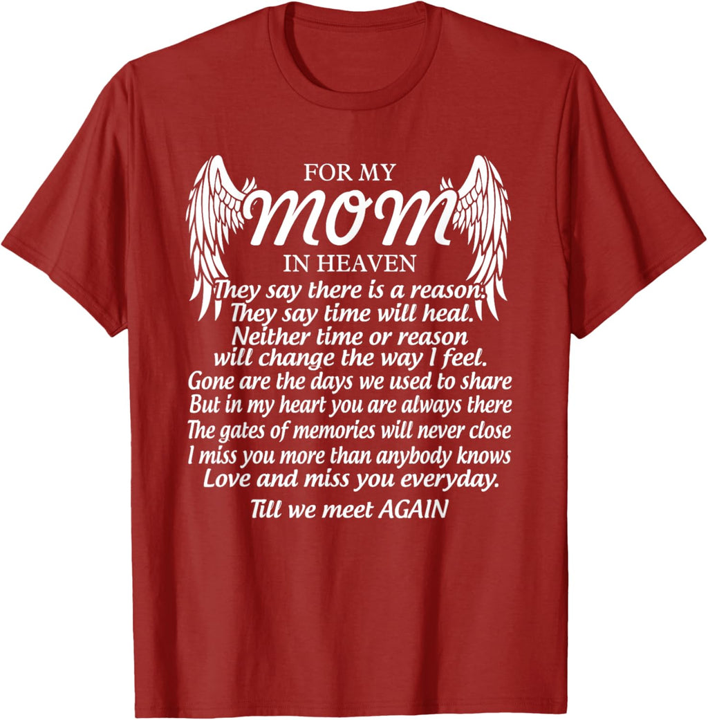 For My Mom In Heaven Love My Mom So Much Missing Mother Day