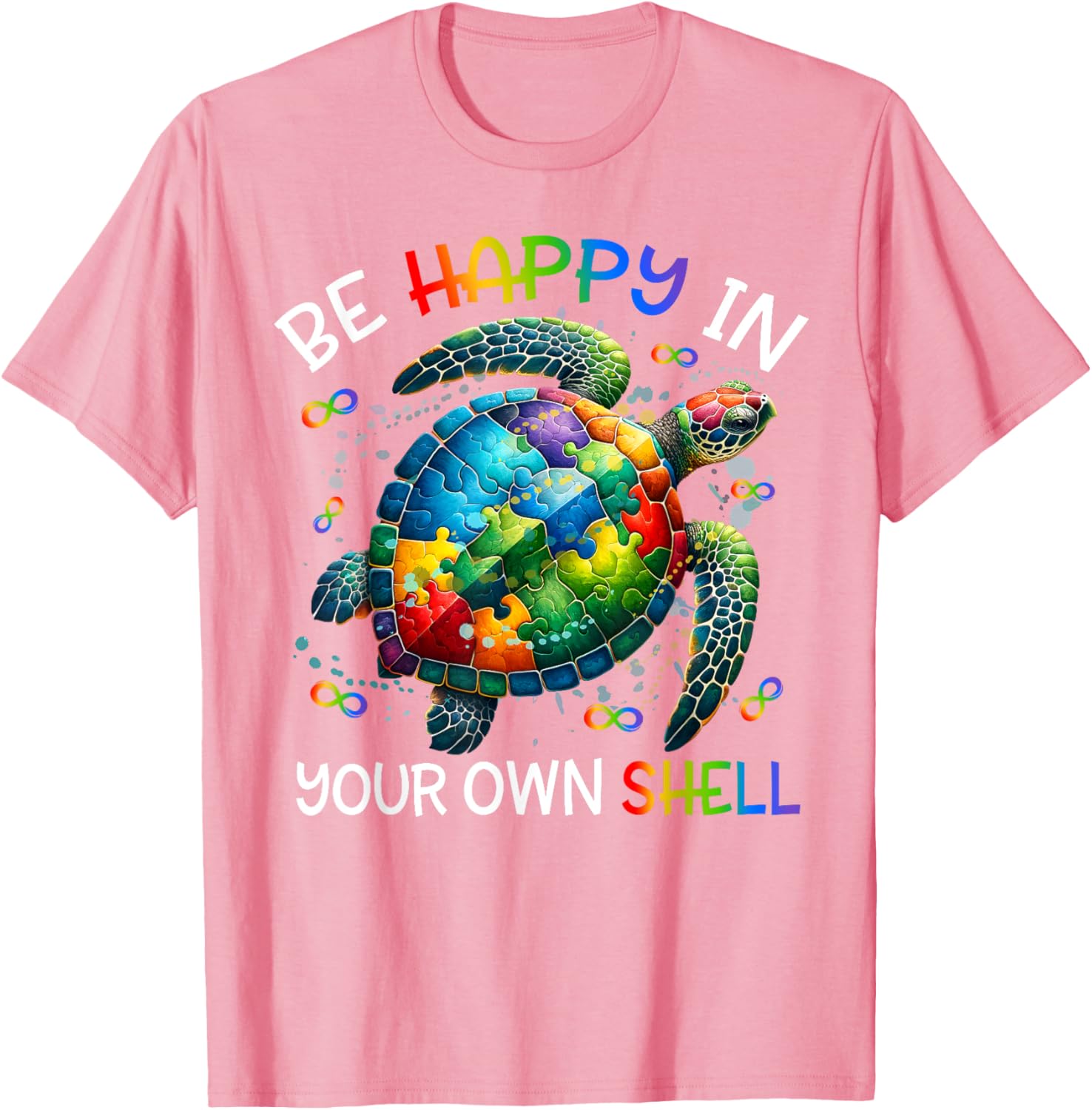 Puzzle Turtle Be Happy In Your Own Shell Autism Awareness