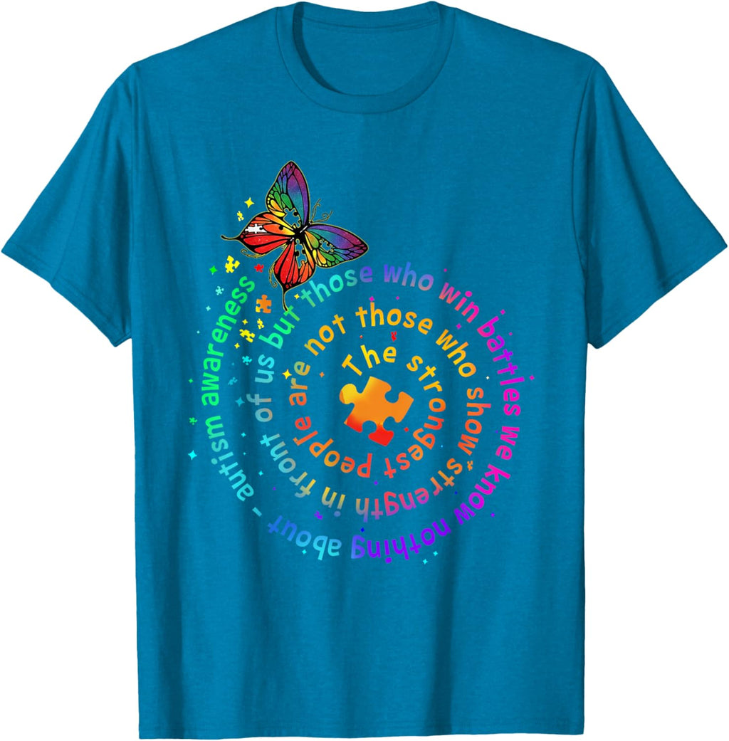 The Strongest People Butterfly Autism Awareness