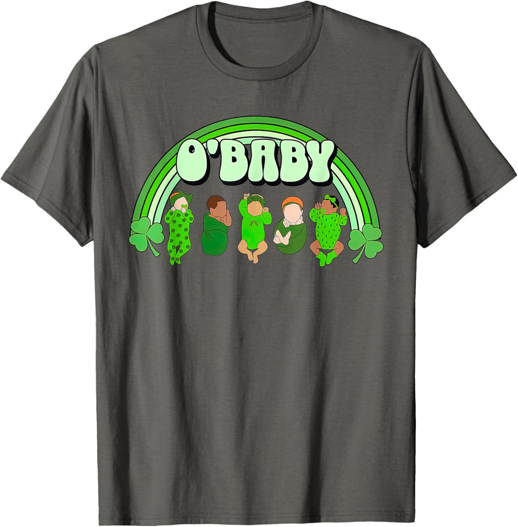 Rainbow Labor And Delivery Nurse Saint Patrick's Day NICU