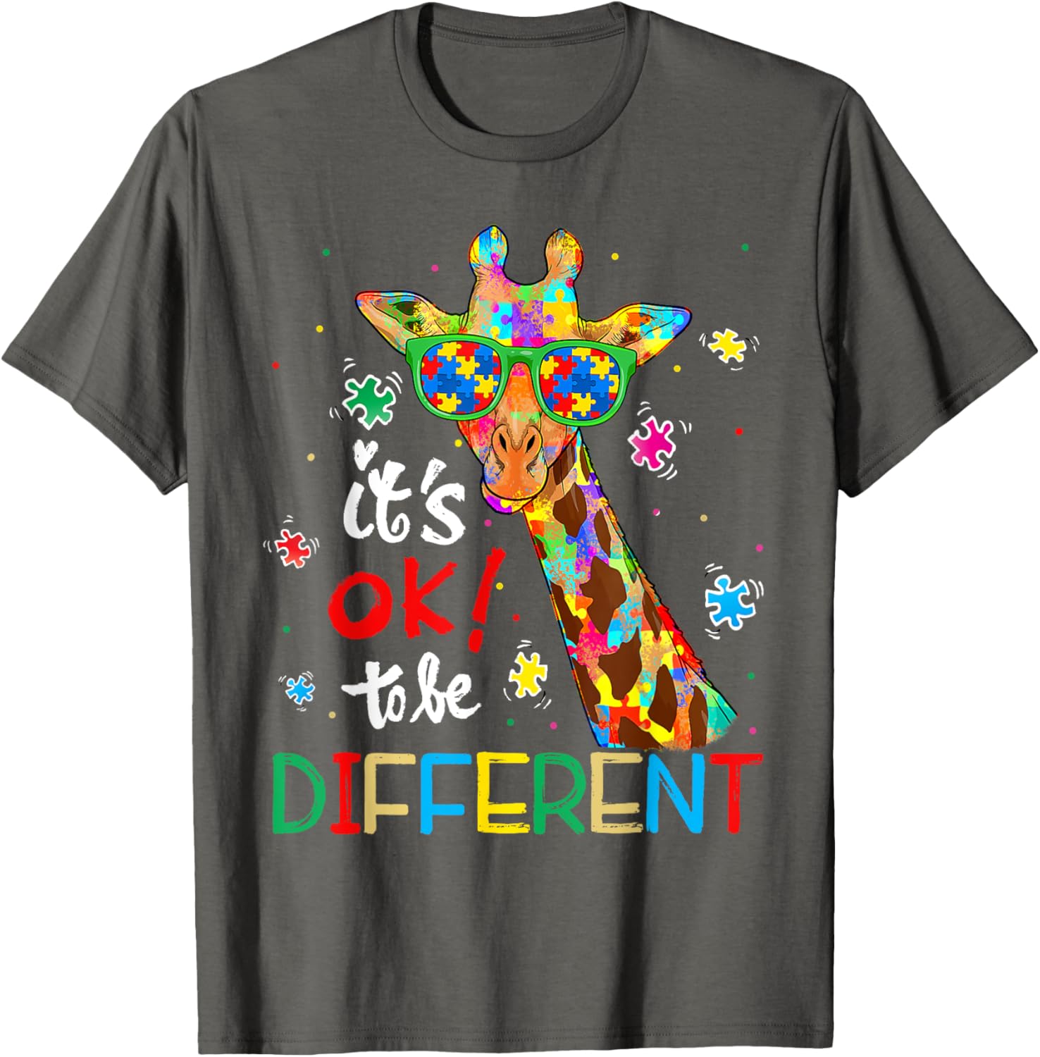 Autism Awareness Acceptance Women Kid Its Ok To Be Different