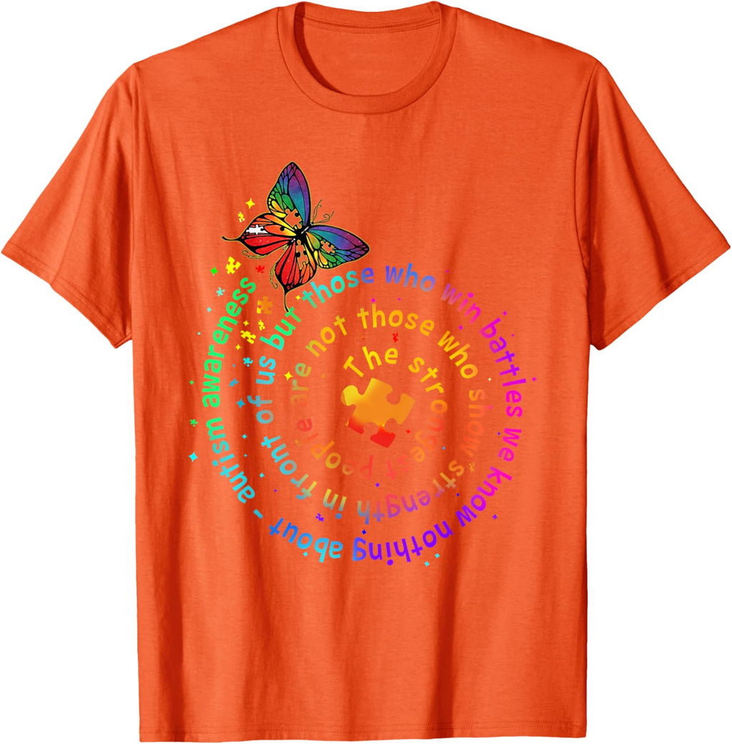 The Strongest People Butterfly Autism Awareness