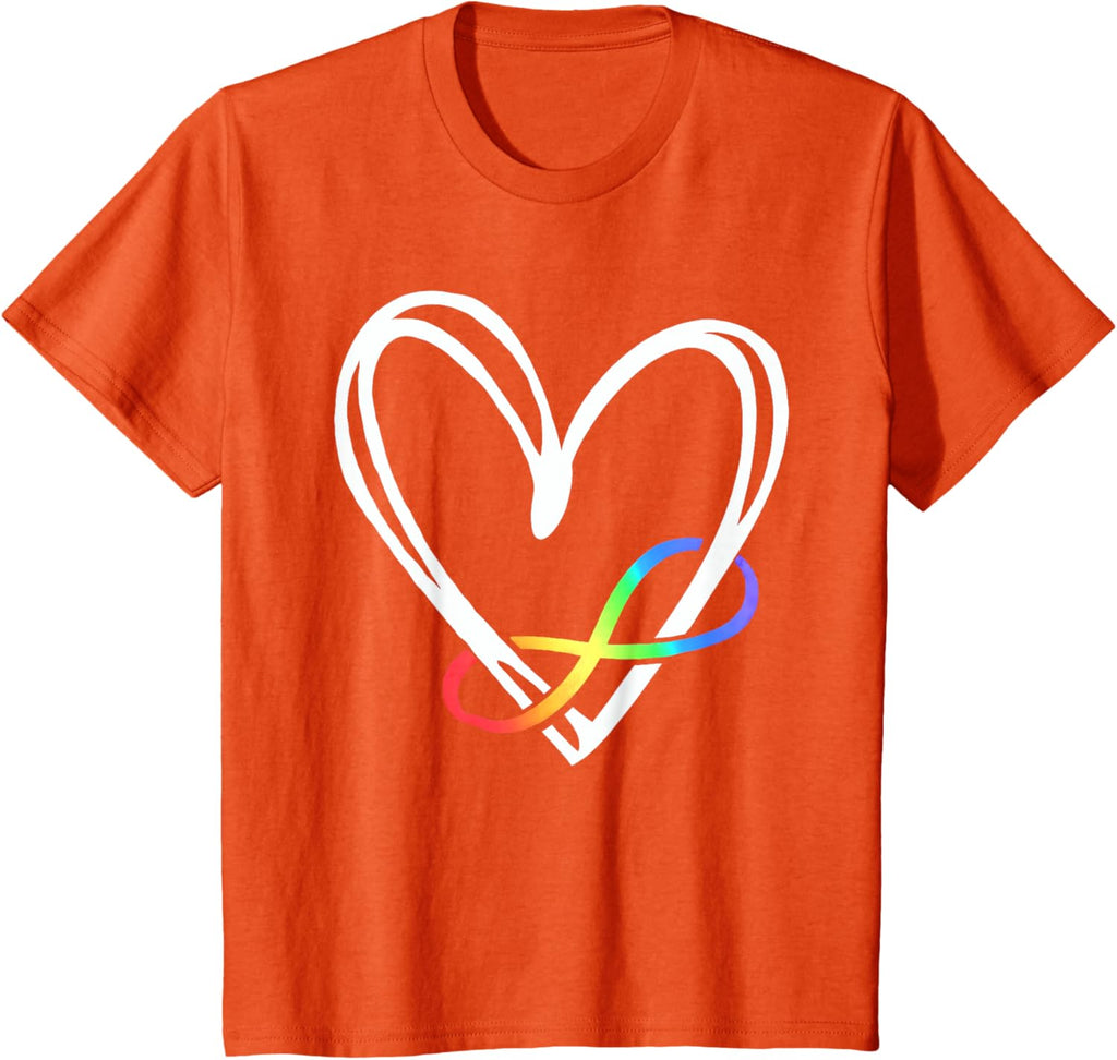Infinity Heart Autism Awareness Love Needs No Words Tie Dye